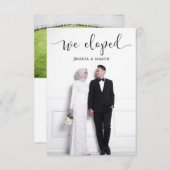 Wir haben Hochzeitsankündigung Einladung Foto (Vorne/Hinten)