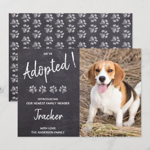 Wir haben Hunde retten Welpe neuen Begleiter Adopt Ankündigung