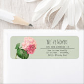 Wir haben Hydrangea-Rücksendeadresse-Label übertra (Insitu)