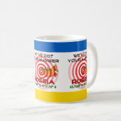 Wir haben Ihre Nummer Russland-Tasse Got Kaffeetasse (VorderseiteRechts)