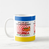 Wir haben Ihre Nummer Russland-Tasse Got Kaffeetasse (Links)