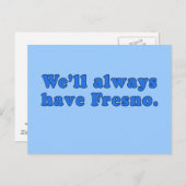Wir haben immer eine klassische Fresno-TV-Linie Postkarte (Vorne/Hinten)