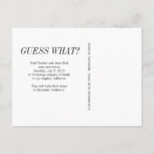 Wir haben ja gesagt | Ankündigung einer Hochzeit i (Rückseite)