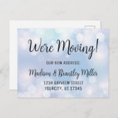 Wir haben Kalligraphie Handgeschriebene Adresse An Ankündigungspostkarte (Vorne/Hinten)