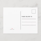 Wir haben Kalligraphie Handgeschriebene Adresse An Ankündigungspostkarte (Rückseite)