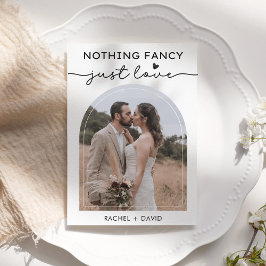 Wir haben Karten Arch Foto Elopement Ankündigung