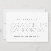 Wir haben Los Angeles California Modern New Zuhaus Ankündigung (Vorderseite)