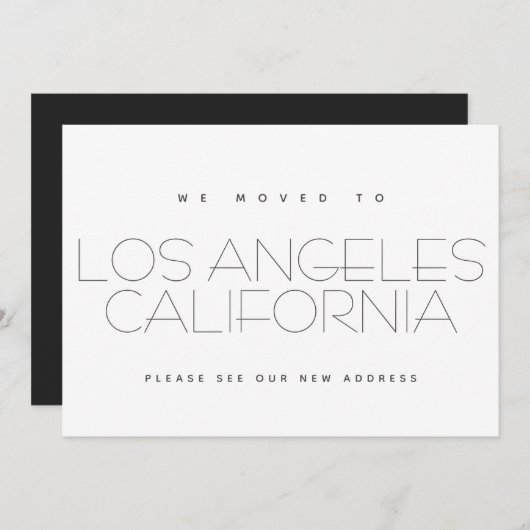 Wir haben Los Angeles California Modern New Zuhaus Ankündigung (Vorne/Hinten)