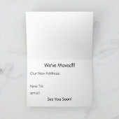 Wir haben lustigen niedlichen ankündigung (Innenseite)