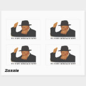 Wir haben Mashiach jetzt Gewollt Rechteckiger Aufkleber (Blatt)