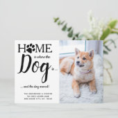 Wir haben mein Hund und ich Foto-Haustier bewegt Ankündigung (Stehend Vorderseite)