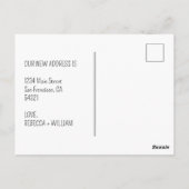 Wir haben moderne handgeschriebene Skripte verände Postkarte (Rückseite)