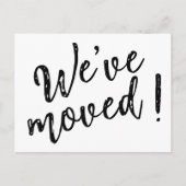 Wir haben moderne handgeschriebene Skripte verände Postkarte (Vorderseite)