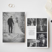 Wir haben modernes kalligrafisches Schwarz-Weiß-Fo Ankündigung