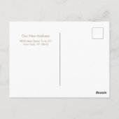 Wir haben Monstera Tropical Leaf bewegt Postkarte (Rückseite)