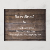 Wir haben neue Adresse Ankündigung Postkarte versc (Vorderseite)