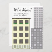 Wir haben neue Adresse / neue Wohnung verschoben Ankündigung (Vorne/Hinten)