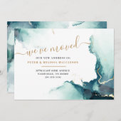 Wir haben neue Adresse verschoben Ankündigung (Vorne/Hinten)