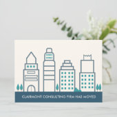 Wir haben neue Büros geschaffen, moderne Skyline-B Ankündigung (Stehend Vorderseite)