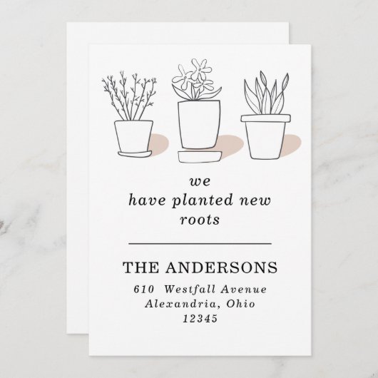 Wir haben neue Roots-Pflanze geplant, die die Ankü (Vorne/Hinten)