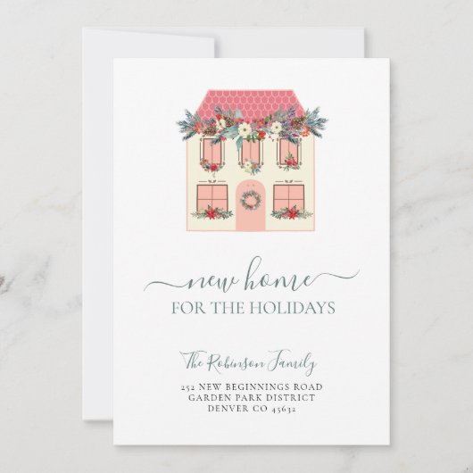 Wir haben neue Weihnachten auf Zuhause verschoben Ankündigung (Vorderseite)