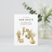 Wir haben neue Wurzelfarbenverschiebungen geplant Ankündigungspostkarte (Stehend Vorderseite)