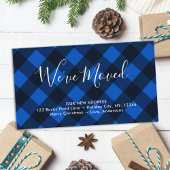 Wir haben neue Zuhause Blue Buffalo Kariert versch Begleitkarte