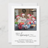 Wir haben neue Zuhause Custom Foto Holiday Moving Ankündigung (Vorderseite)