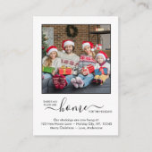 Wir haben neue Zuhause Custom Foto Holiday Moving  Begleitkarte (Vorderseite)