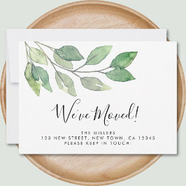 Wir haben neue Zuhause-Folien verschoben Ankündigung