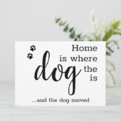 Wir haben neue Zuhause-Haustiere bewegt Ankündigung (Stehend Vorderseite)