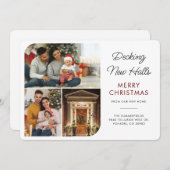 Wir haben neue Zuhause Weihnachtsfamilien-Fotos ve Ankündigung (Vorne/Hinten)