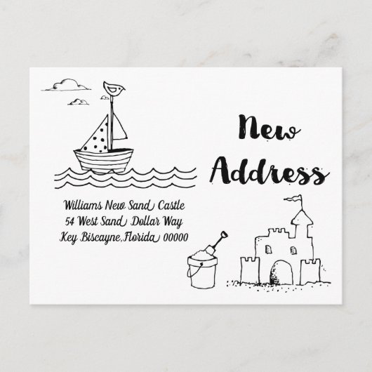 Wir haben neues ankündigungspostkarte (Vorderseite)