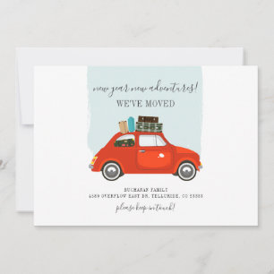 Wir haben Neujahrsabenteuer des Roten Autos versch Ankündigung