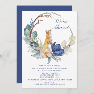 Wir haben Niedlichen Holzfuchs mit Aquarellblumen 