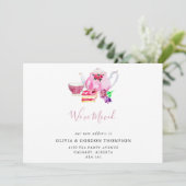 Wir haben Niedliches Set Wasserfarbener Tee Ankündigung (Stehend Vorderseite)