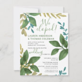 Wir haben nur die Hochzeitsempfehlung von Aquarell Einladung (Vorderseite)