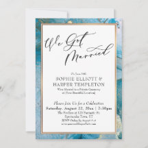 Wir haben nur Verheirateten Aquamarin- und Gold-In