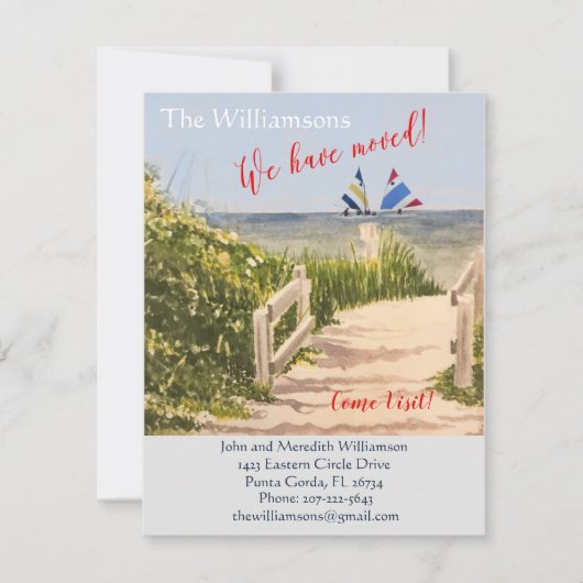 Wir haben Ocean Beach Budget Move Ankündigung (Vorderseite)