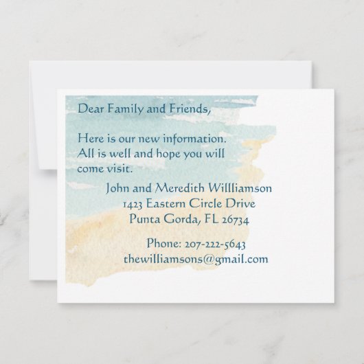 Wir haben Ocean Beach Budget Move Ankündigung (Rückseite)