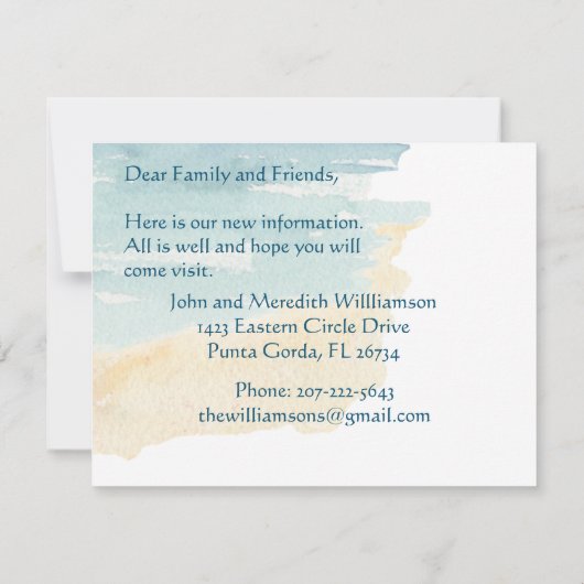 Wir haben Ocean Beach Budget Move Ankündigung (Rückseite)