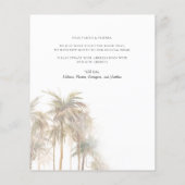 Wir haben Palmen an der Küste verschoben, um Ankün (Rückseite)