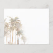 Wir haben Palmen bewegt Ankündigung (Rückseite)