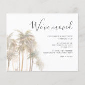 Wir haben Palmen bewegt Ankündigung (Vorderseite)