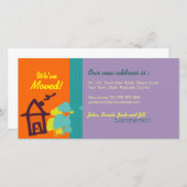 Wir haben Pastells-Fotokarte verschoben Ankündigung (Vorne/Hinten)