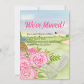 Wir haben Peonies auf dem Golfplatz bewegt Ankündigung (Vorderseite)