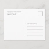 Wir haben Planted New Roots Moving Ankündigungspostkarte (Rückseite)