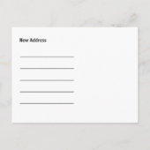 Wir haben Portland Oregon neue Postkarte verschobe (Rückseite)