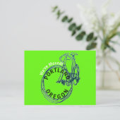 Wir haben Portland Oregon neue Postkarte verschobe (Stehend Vorderseite)