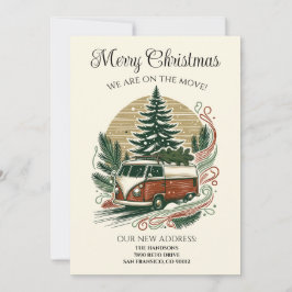 Wir haben Retro-Weihnachten verschoben Einladung